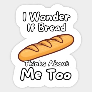 Funny Bread Cute Sticker